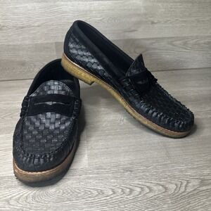 G.H. Bass & Co. Men's Larson Weejuns Loafer Black Men's Size 10 D VERY NICE